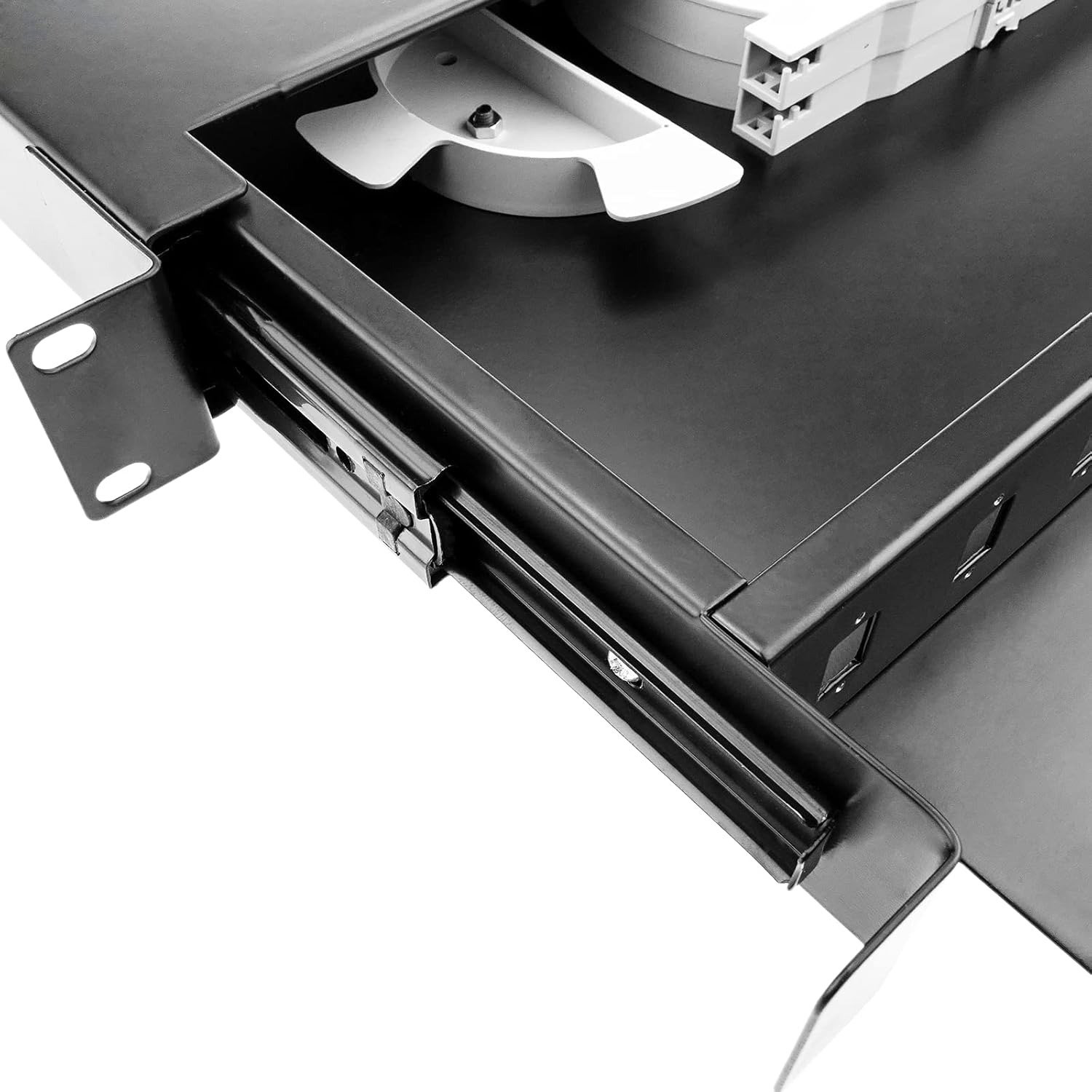 Bandeja FTTH extraible para rack de 19" para hasta 24SC Simplex o 24LC Duplex - Imagen 6