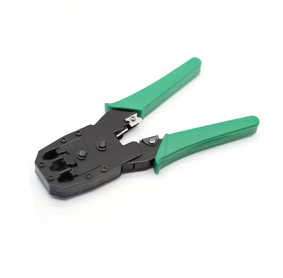 Crimpadora metal RJ1X/RJ45 con cuchilla