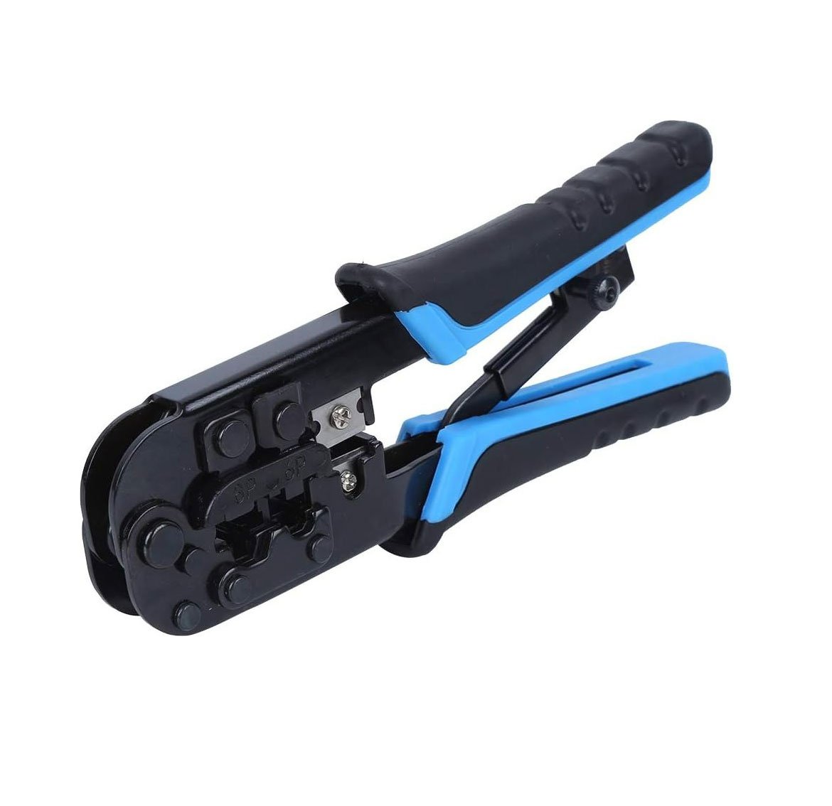 Crimpadora Premium metal RJ1X/RJ45 con cuchilla