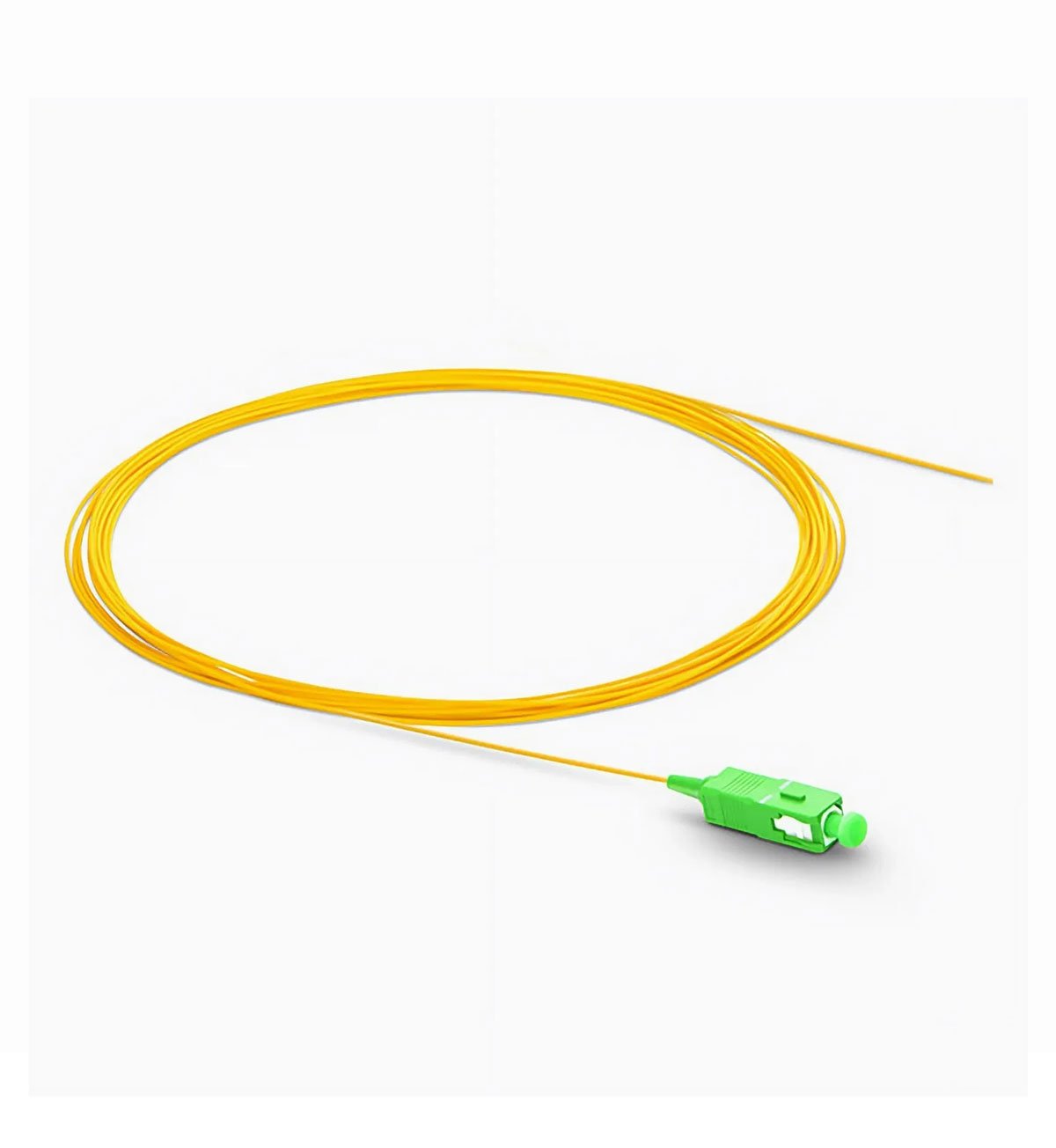 Pigtail FTTH SM simplex, SC/APC, G.657A2, 1,5mts. Easystrip