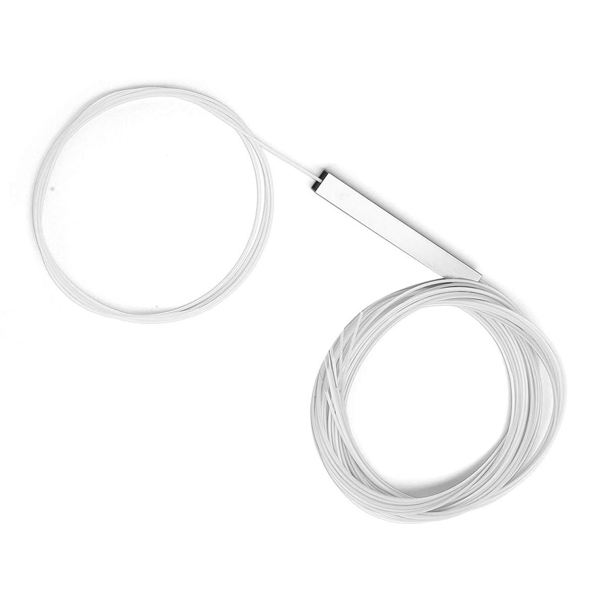 Splitter optico PLC mini 1x2 SM, fibra desnuda, 1mt. Uso interior