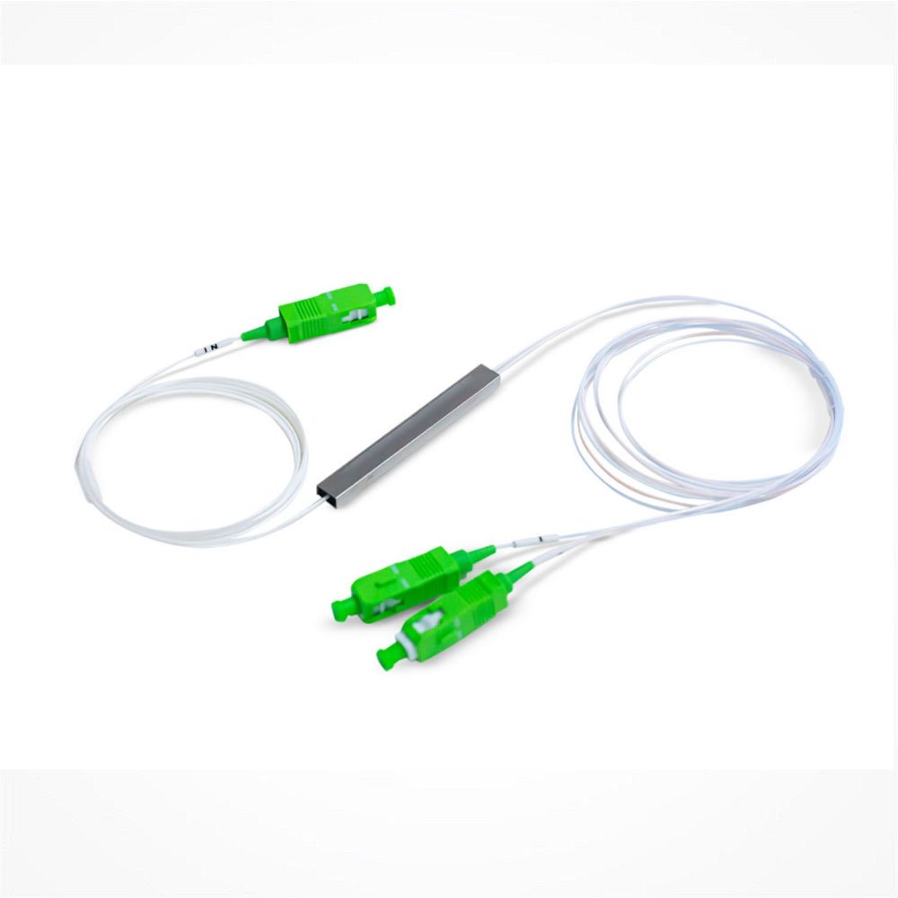 Splitter optico PLC mini 1x2 SM, SC/APC, 1mt. Uso interior