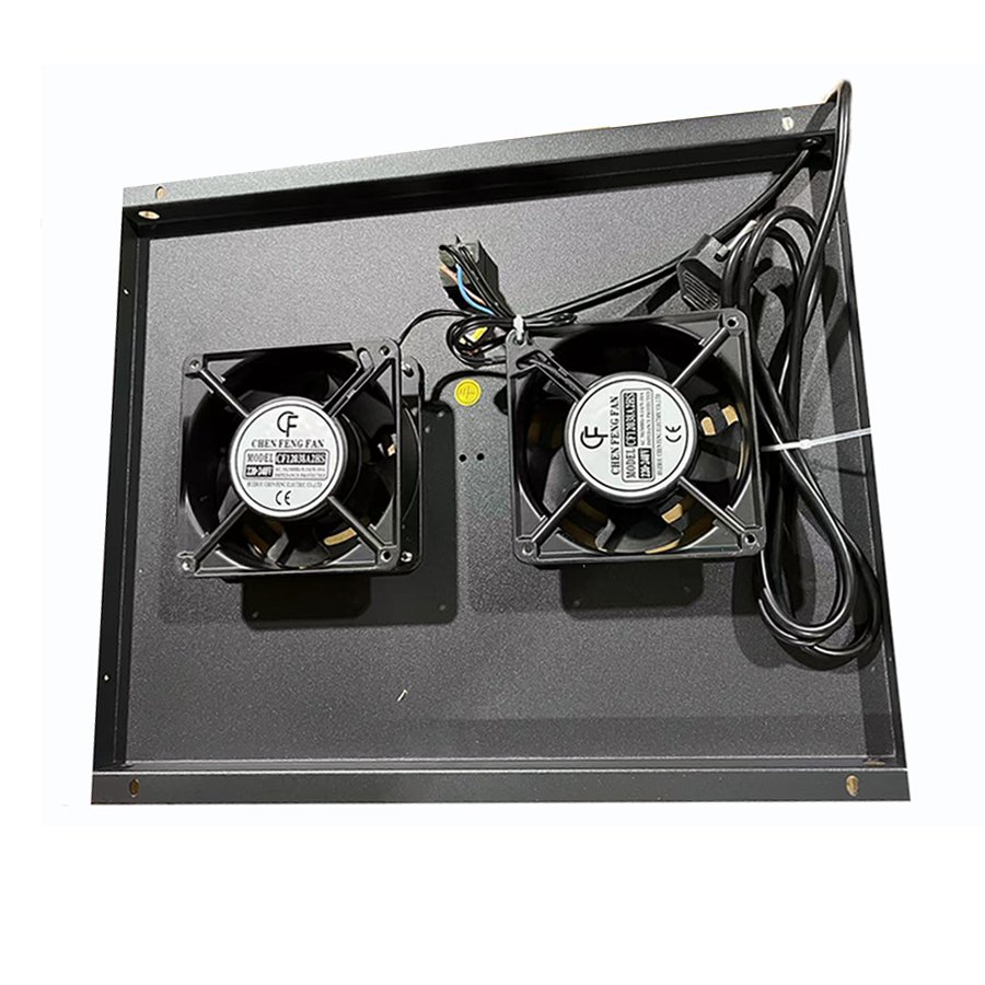 Unidad con 2 ventiladores para rack 19" Kelvo  - Imagen 2