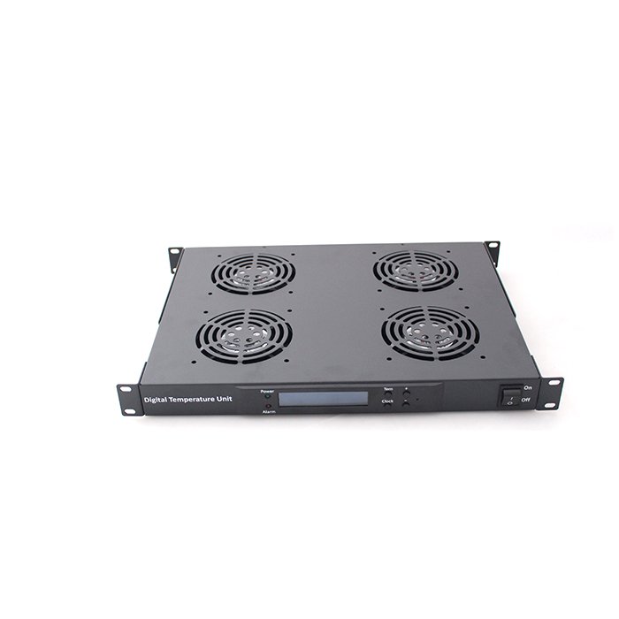 Unidad con 4 ventiladores para rack 19" Kelvo con termostato
