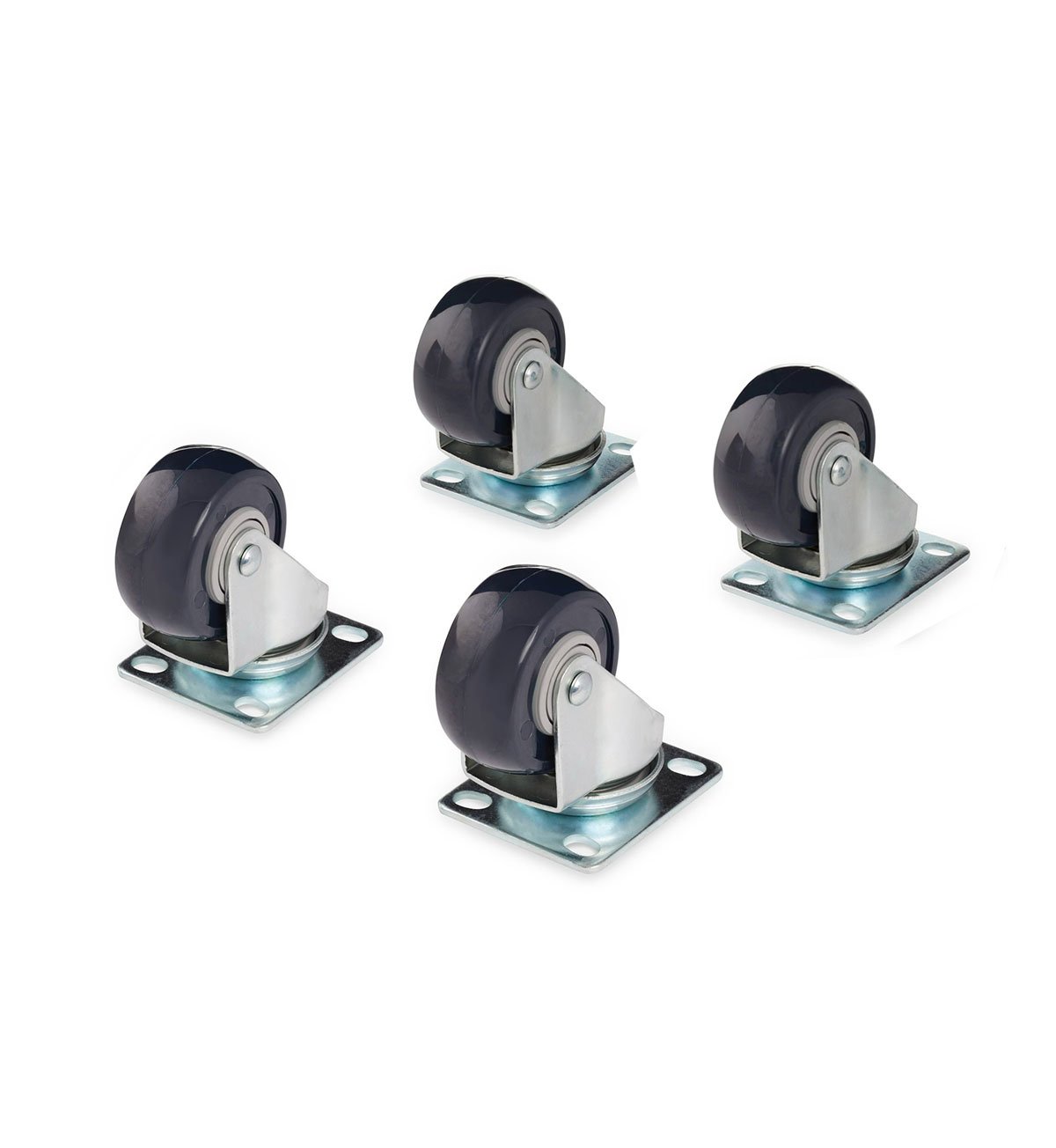 Kit x4 ruedas para racks Kelvo